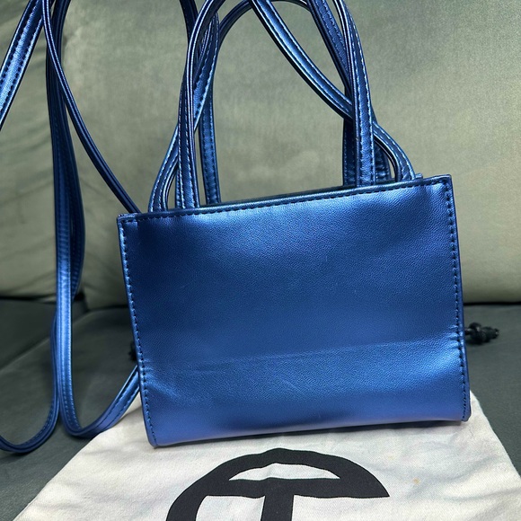 Cobalt Blue Telfar Bag Small Mini with Dust Bag - Picture 2 of 5